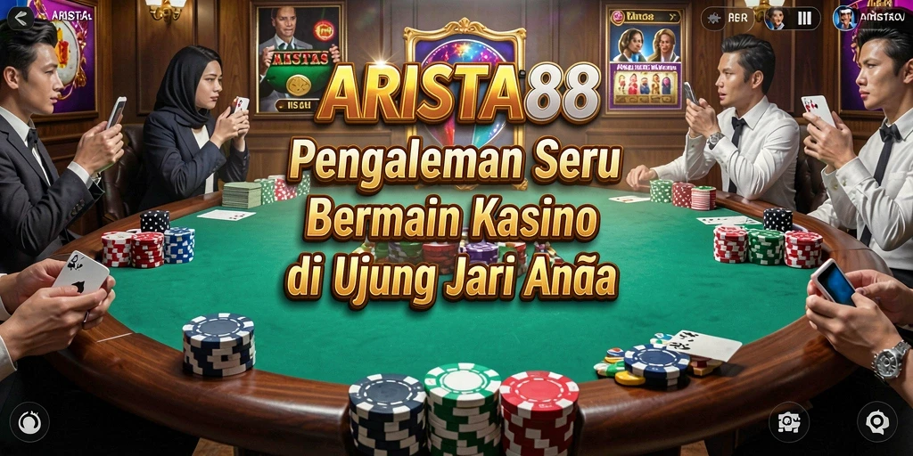 Tampilan gameplay menarik dari ARISTA88 dengan fitur kasino interaktif.