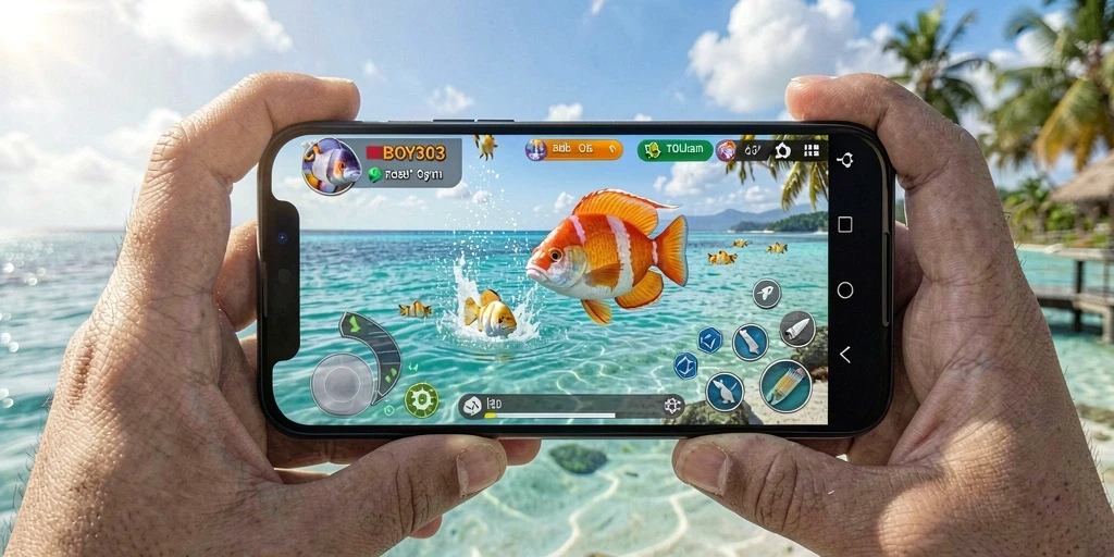Screenshot utama BOY303 menampilkan gameplay Tembak Ikan yang seru.