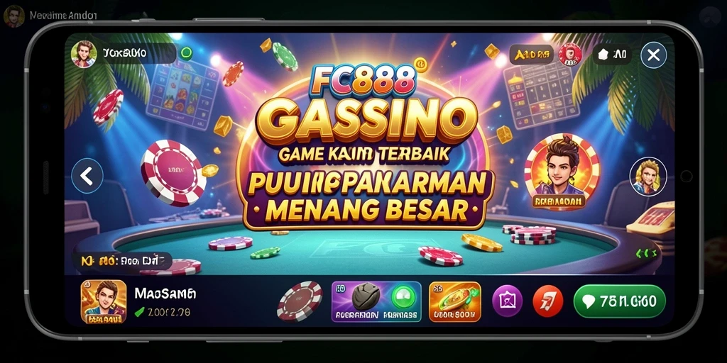 Tampilan screenshot FC888 yang menunjukkan serunya gameplay Kasino.