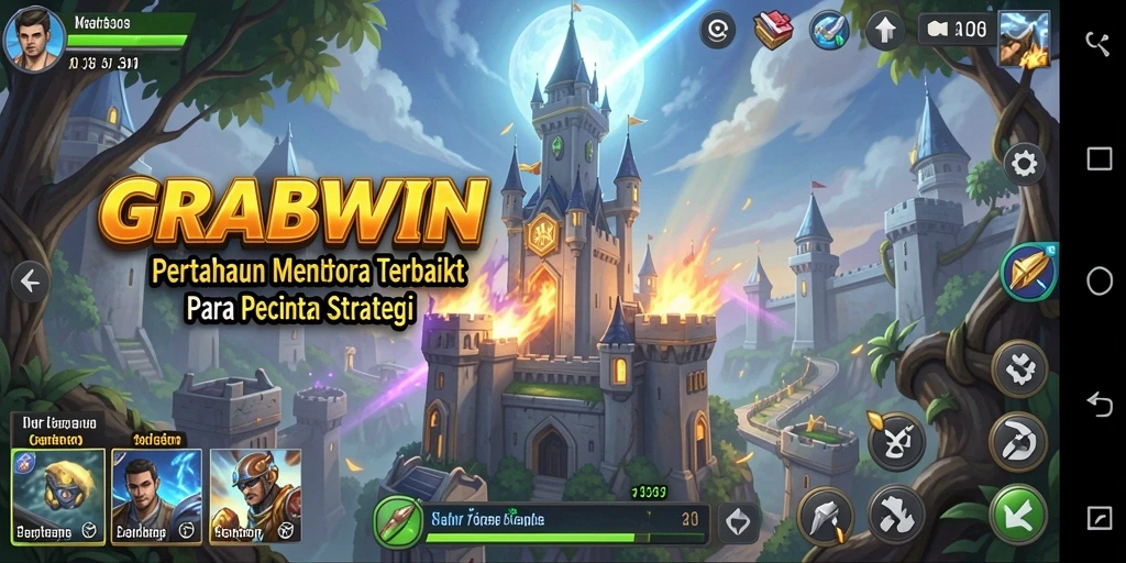 Gameplay dinamis GRABWIN yang seru dan menantang.