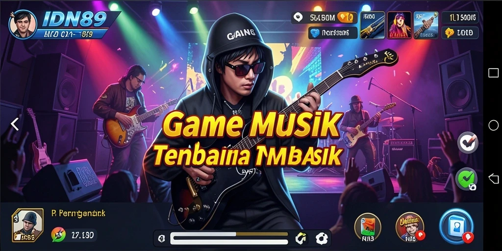Tampilan menarik dari gameplay IDN89 yang penuh dengan musik.