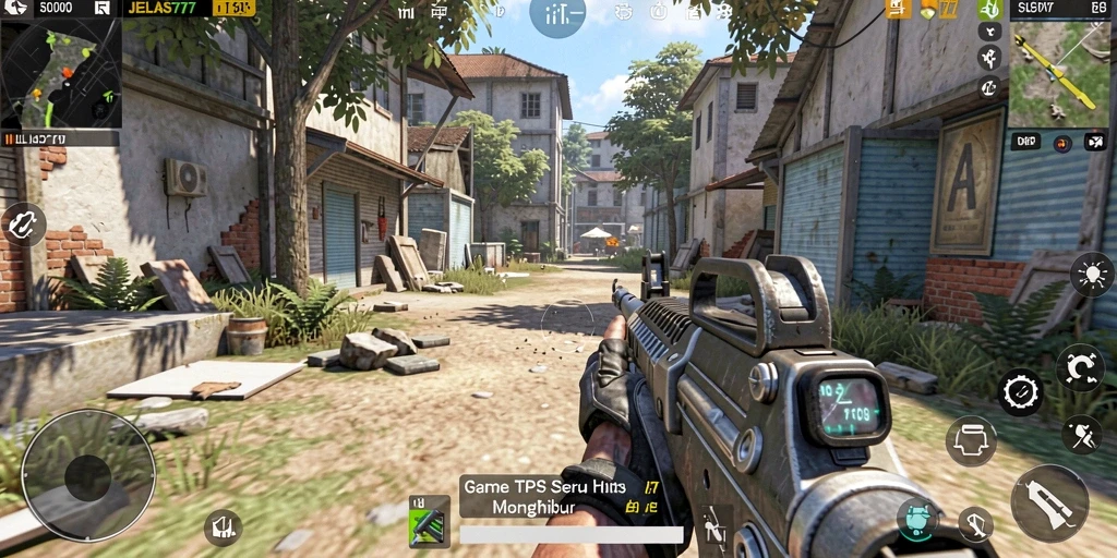 Tampilkan gameplay seru JELAS777 dengan aksi tembak-menembak mendebarkan.