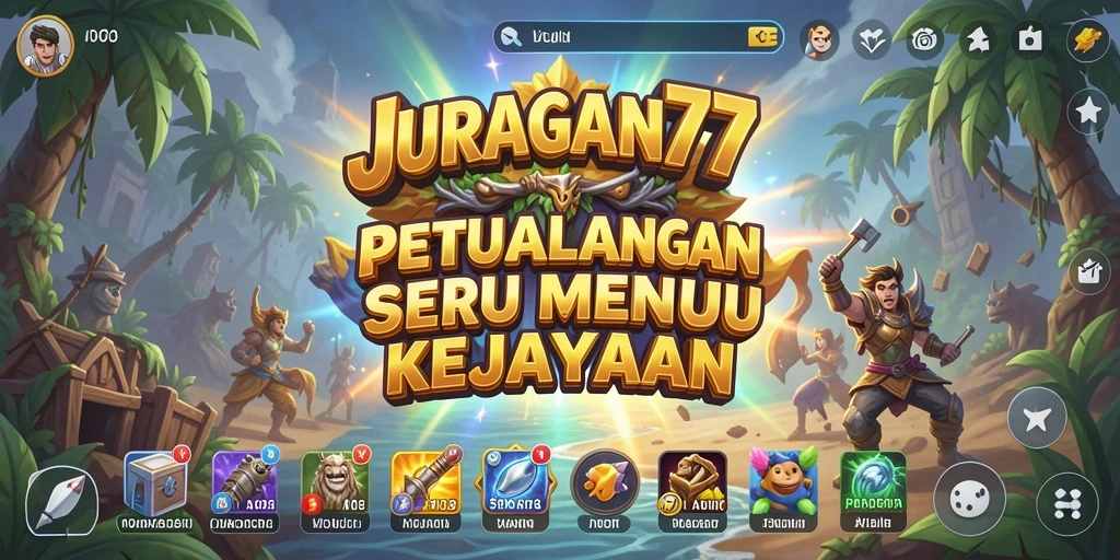 Screenshot menampilkan gameplay menegangkan JURAGAN77 dalam dunia petualangan.
