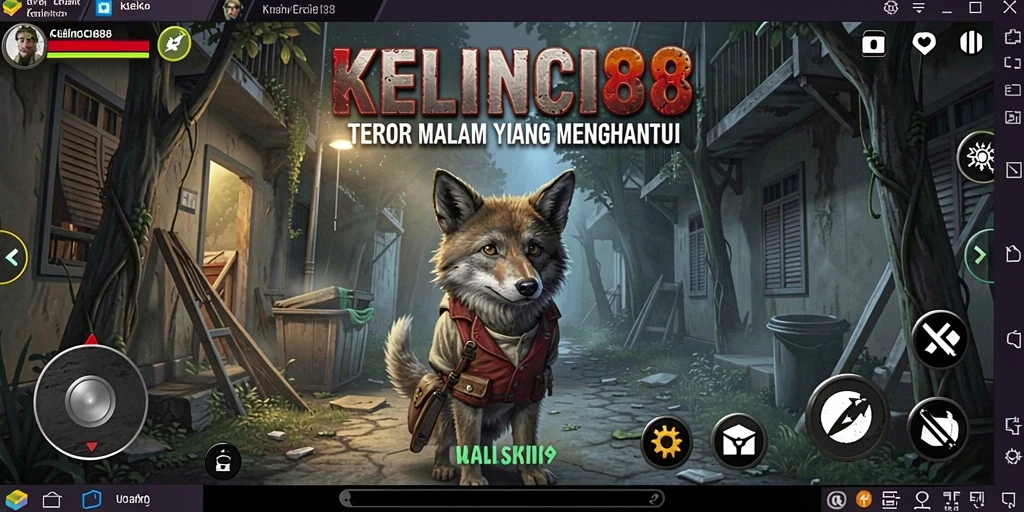 Tampilan menyeramkan dari gameplay KELINCI88 yang mencekam.