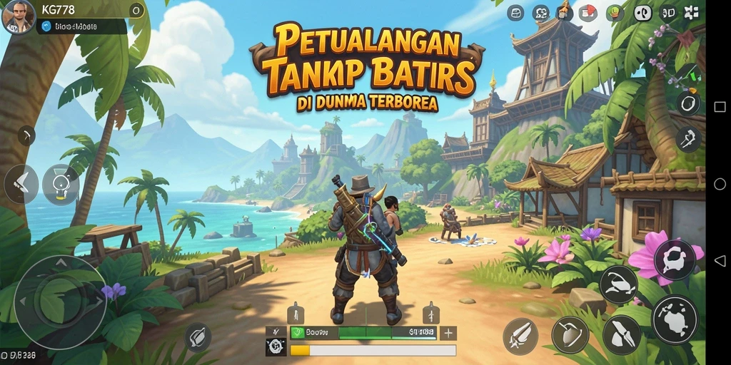 Tangkapan layar menampilkan aksi seru di dunia terbuka.