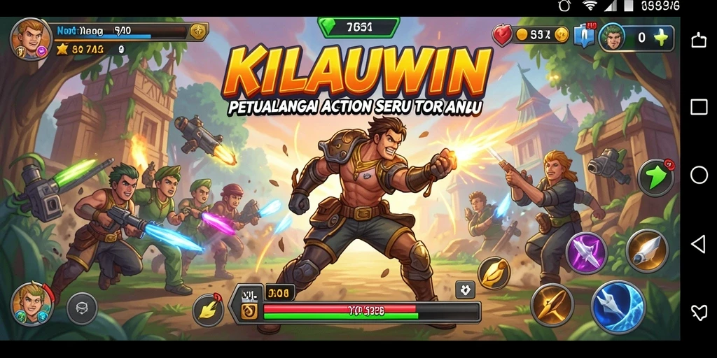 Tampilan gameplay KILAUWIN yang memukau dan seru.