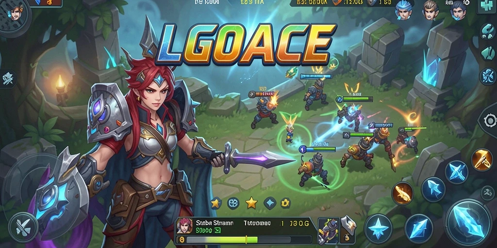 Tampilan gameplay LGOACE dengan elemen strategi yang menarik.