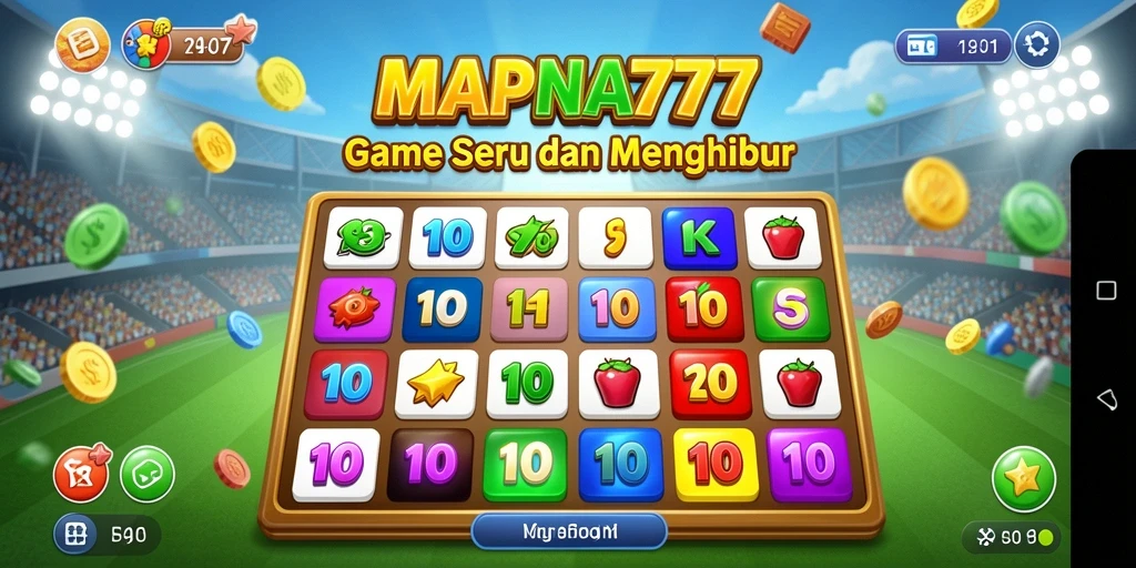 Gambar gameplay seru dari MAPNA777 dengan keseruan Bingo.