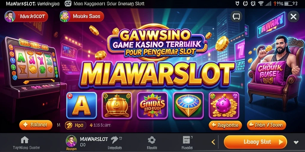 Gameplay seru dalam aplikasi MAWARSLOT yang memikat pemain.