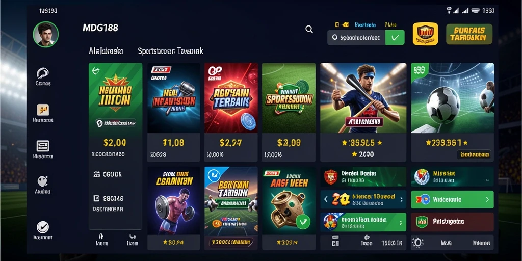 Tampilan menarik dari gameplay Sportsbook yang menggugah semangat taruhan.