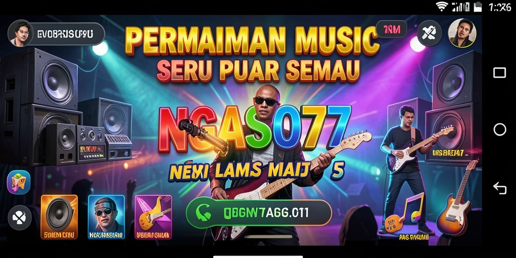 Tampilan gameplay seru dan interaktif di NGASO77