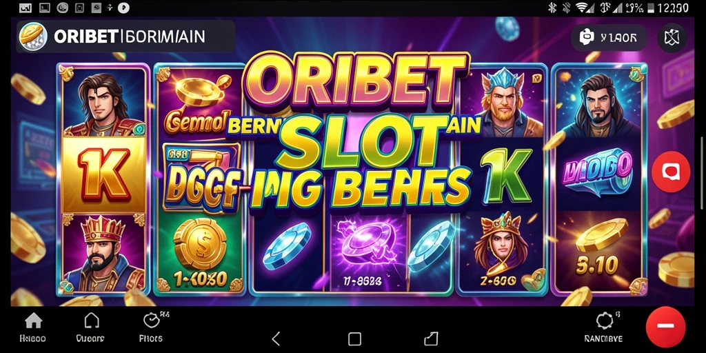 Tampilan gameplay Slot ORIBET yang menarik dan mendebarkan.