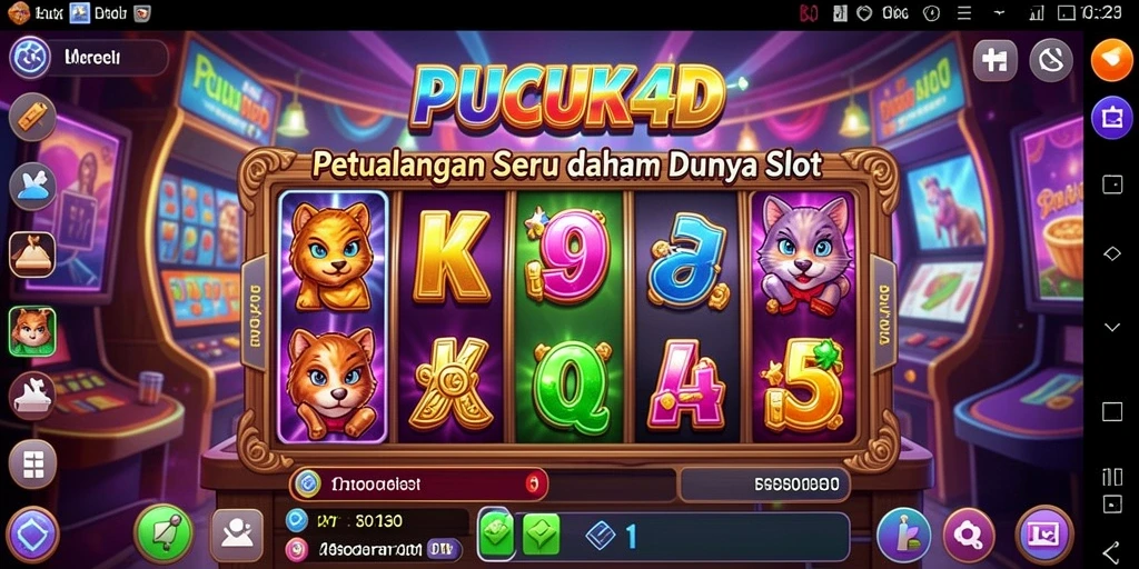 Tampilan seru gameplay Slot PUCUK4D yang menggembirakan.