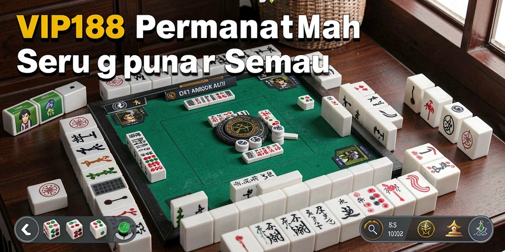 Screenshot gameplay VIP188 menampilkan keseruan bermain Mahjong.