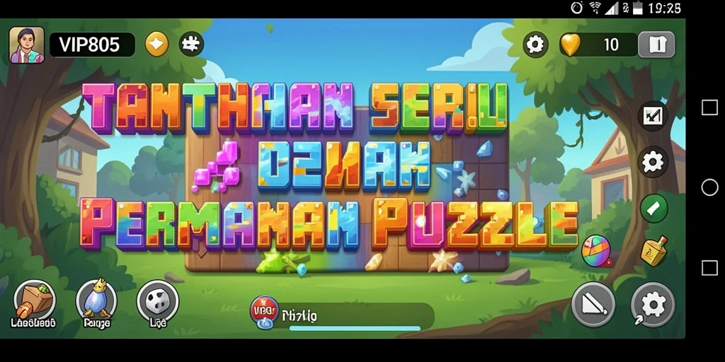 Screenshot gameplay VIP805 menampilkan tantangan puzzle yang menarik.